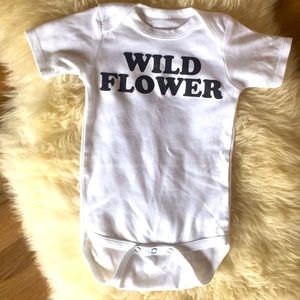 Wildflower onesie